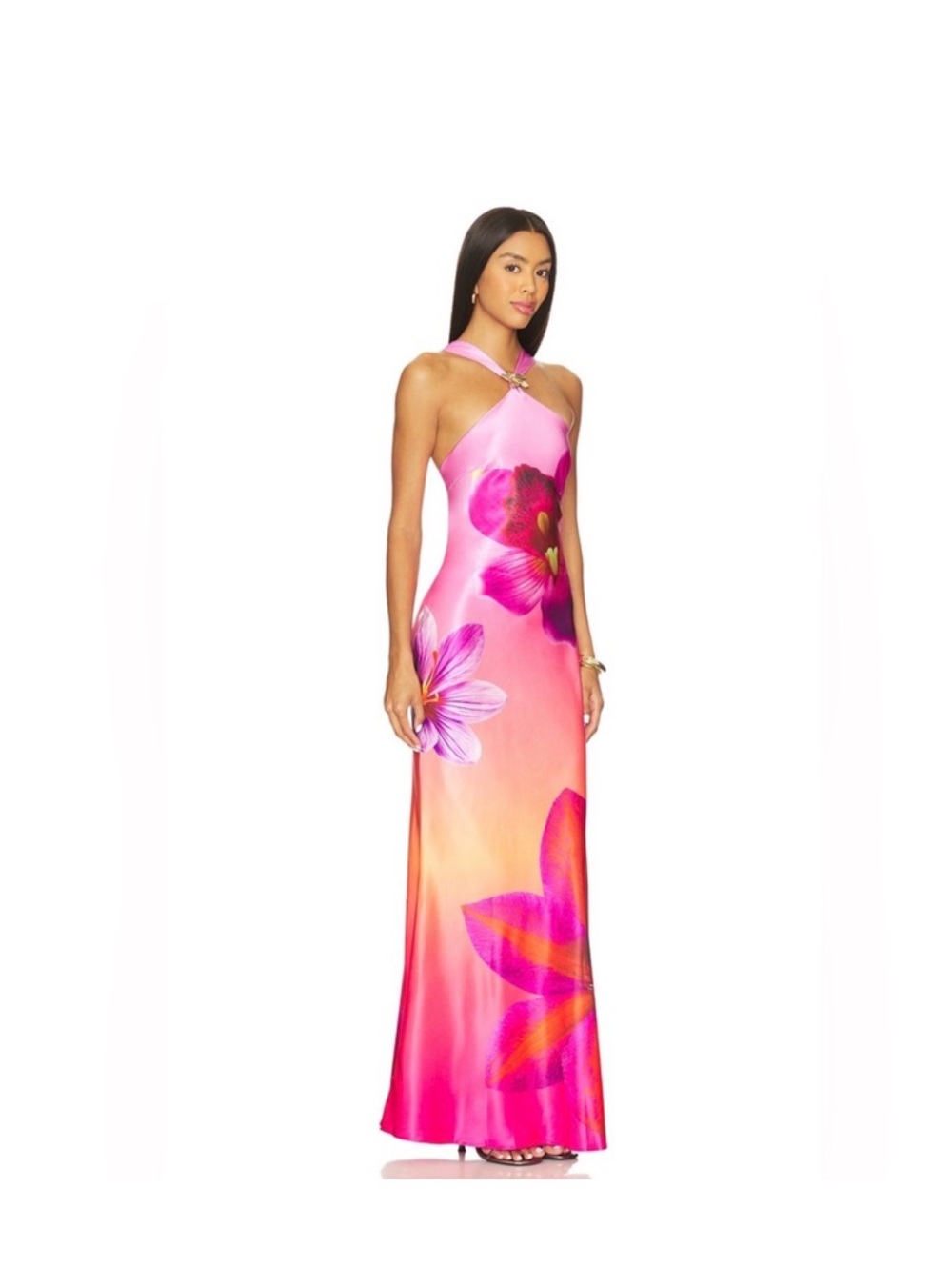 Runaway The Label Floral Halter Maxi Dress – SOLD OUT 🌺 Spring/Wedding dress